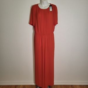 NWT BCBG Max Azrai Maddison Romper in Curry Red size Small